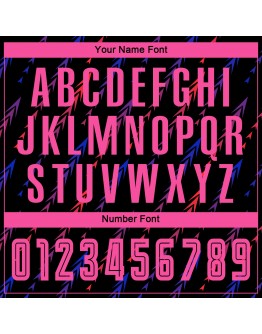 Best Pro Custom Black Pink-Orange Sublimation Soccer Uniform Jersey