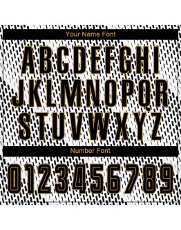 Best Pro Custom White Black-Old Gold Sublimation Soccer Uniform Jersey