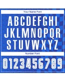 Best Pro Custom Royal White-Black Sublimation Soccer Uniform Jersey