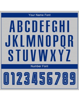 Best Pro Custom Gray Royal Sublimation Fade Fashion Soccer Uniform Jersey