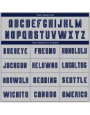 Best Pro Custom Gray Navy Sublimation Fade Fashion Soccer Uniform Jersey