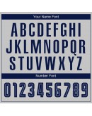 Best Pro Custom Gray Navy Sublimation Fade Fashion Soccer Uniform Jersey