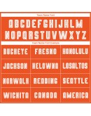 Best Pro Custom Orange White-Black Sublimation Fade Fashion Soccer Uniform Jersey