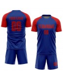 Best Pro Custom Royal Red Sublimation Soccer Uniform Jersey