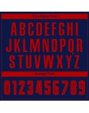 Best Pro Custom Navy Red Sublimation Soccer Uniform Jersey