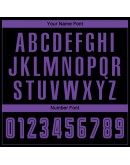 Best Pro Custom Black Purple Sublimation Soccer Uniform Jersey