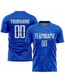 Best Pro Custom Royal White Sublimation Soccer Uniform Jersey Best Pro Custom Royal White Sublimation Soccer Uniform Jersey