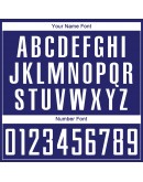 Best Pro Custom Navy White-Gold Sublimation Soccer Uniform Jersey