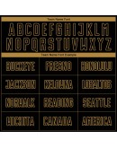 Best Pro Custom Black Old Gold-Red Sublimation Soccer Uniform Jersey