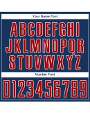 Best Pro Custom Navy Red-White Sublimation Soccer Uniform Jersey