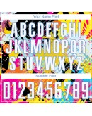 Best Pro Custom Graffiti Pattern White-Light Blue Sublimation Soccer Uniform Jersey