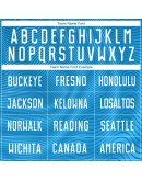 Best Pro Custom Light Blue White-Black Sublimation Soccer Uniform Jersey