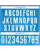 Best Pro Custom Light Blue White-Black Sublimation Soccer Uniform Jersey