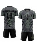 Best Pro Custom Olive Black Sublimation Salute To Service Soccer Uniform Jersey