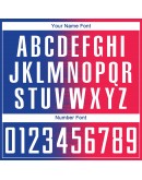 Best Pro Custom Red White-Royal Sublimation Soccer Uniform Jersey