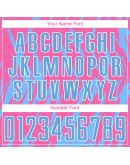 Best Pro Custom Pink Light Blue-White Sublimation Soccer Uniform Jersey