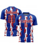 Best Pro Custom Royal Red-White Sublimation Soccer Uniform Jersey