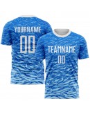 Best Pro Custom Royal White Sublimation Soccer Uniform Jersey