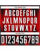 Best Pro Custom Red White-Black Sublimation Soccer Uniform Jersey