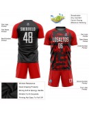 Best Pro Custom Red White-Black Sublimation Soccer Uniform Jersey Best Pro Custom Red White-Black Sublimation Soccer Uniform Jersey