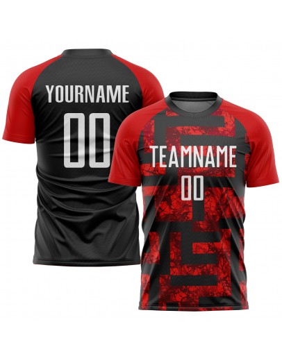 Best Pro Custom Red White-Black Sublimation Soccer Uniform Jersey Best Pro Custom Red White-Black Sublimation Soccer Uniform Jersey