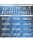 Best Pro Custom Light Blue White-Black Sublimation Soccer Uniform Jersey