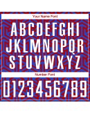 Best Pro Custom Royal White-Red Sublimation Soccer Uniform Jersey