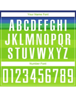 Best Pro Custom Neon Green White-Royal Sublimation Soccer Uniform Jersey