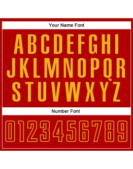 Best Pro Custom White Red-Gold Sublimation Split Fashion Soccer Uniform Jersey