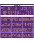 Best Pro Custom White Purple-Gold Sublimation Split Fashion Soccer Uniform Jersey