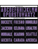 Best Pro Custom Black Purple-White Sublimation Split Fashion Soccer Uniform Jersey