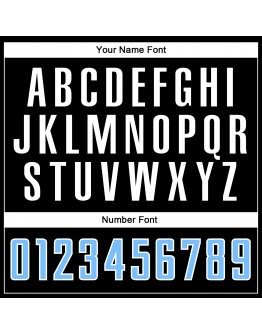 Best Pro Custom Black Light Blue-White Sublimation Split Fashion Soccer Uniform Jersey