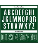 Best Pro Custom Gray Green-White Sublimation Split Fashion Soccer Uniform Jersey