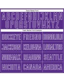 Best Pro Custom Gray Purple-White Sublimation Split Fashion Soccer Uniform Jersey