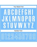 Best Pro Custom Gray Light Blue-White Sublimation Split Fashion Soccer Uniform Jersey