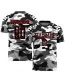 Best Pro Custom Camo Black-Red Sublimation Salute To Service Soccer Uniform Jersey