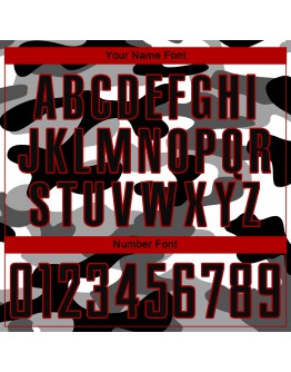 Best Pro Custom Camo Black-Red Sublimation Salute To Service Soccer Uniform Jersey