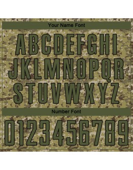 Best Pro Custom Camo Olive-Black Sublimation Salute To Service Soccer Uniform Jersey