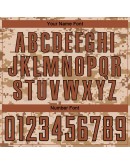 Best Pro Custom Camo Texas Orange-Brown Sublimation Salute To Service Soccer Uniform Jersey