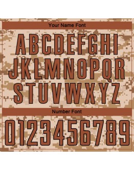 Best Pro Custom Camo Texas Orange-Brown Sublimation Salute To Service Soccer Uniform Jersey