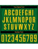 Best Pro Custom Kelly Green Gold Sublimation Soccer Uniform Jersey