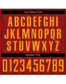 Best Pro Custom Red Gold Sublimation Soccer Uniform Jersey