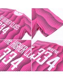 Best Pro Custom Pink White Sublimation Soccer Uniform Jersey