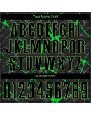 Best Pro Custom Black Neon Green Sublimation Soccer Uniform Jersey