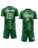 Best Pro Custom Camo White-Kelly Green Sublimation Salute To Service Soccer Uniform Jersey