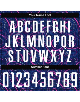 Best Pro Custom Navy White-Pink Sublimation Soccer Uniform Jersey