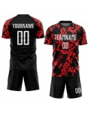 Best Pro Custom Red White-Black Sublimation Soccer Uniform Jersey