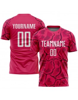 Best Pro Custom Red White-Black Sublimation Soccer Uniform Jersey