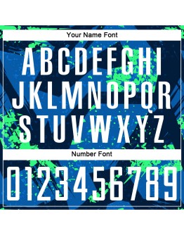 Best Pro Custom Royal White-Neon Green Sublimation Soccer Uniform Jersey