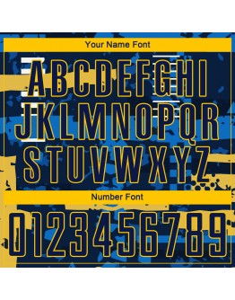 Best Pro Custom Navy Navy-Gold Sublimation Soccer Uniform Jersey